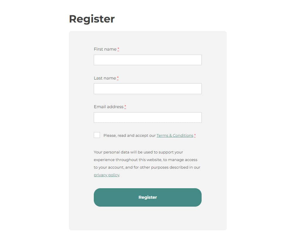 yith woocommerce affiliates registration form