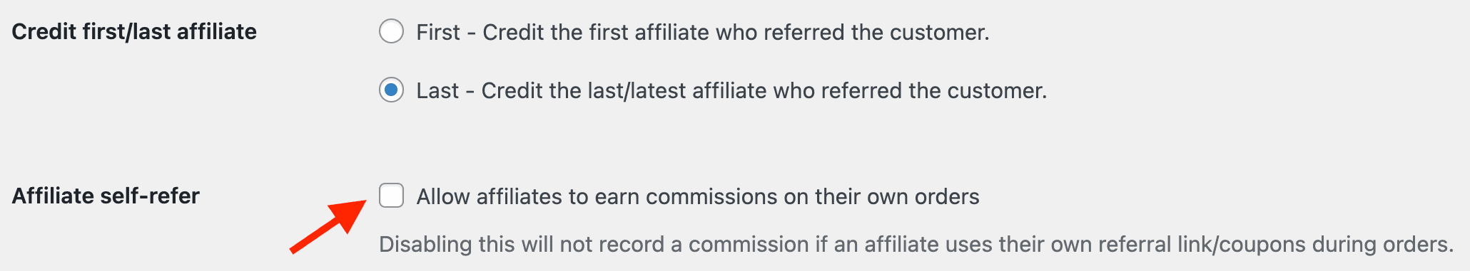 affiliate fraud prevention self referrals